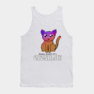 Guess what? It's Caturday Tank Top